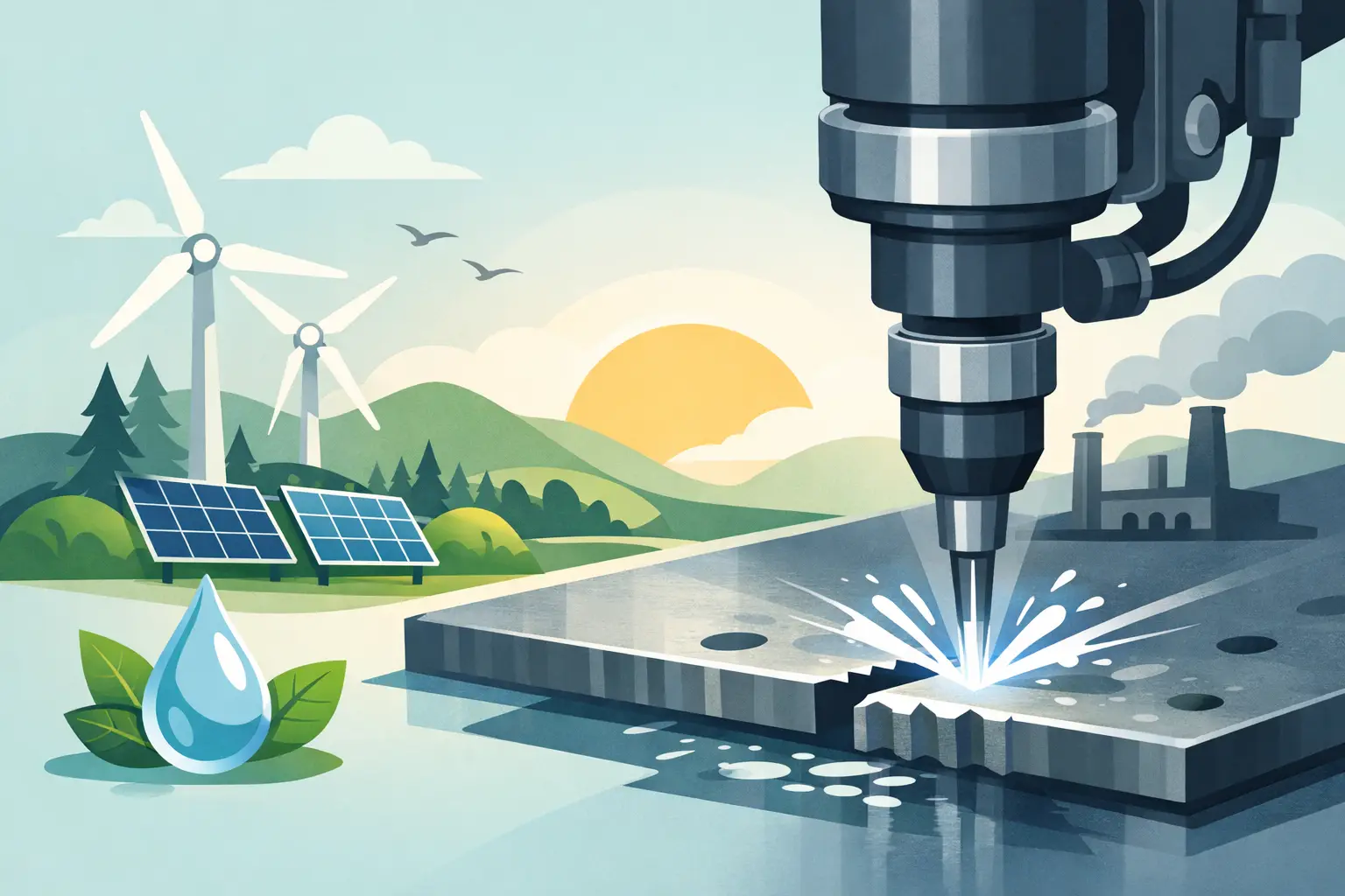 Is Eco Friendly Waterjet Cutting Really Better?
